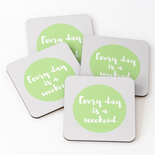 Item preview, Every day is a weekend green designed and sold by angelisart.