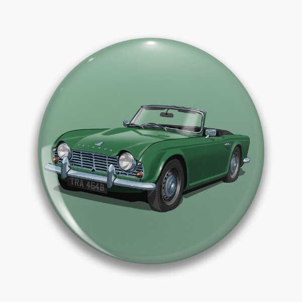 Item preview, Triumph TR4 in british racing green designed and sold by candc-retro.
