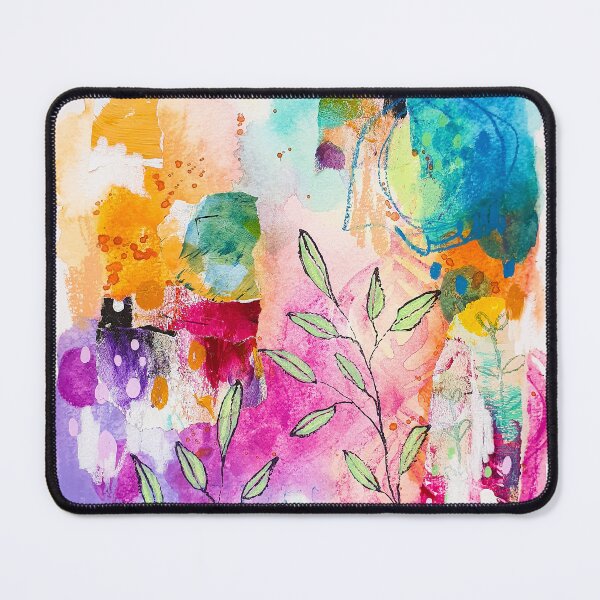 Item preview, Enjoy your life - mixed media picture with leaves motif designed and sold by SusanneRoseArt.