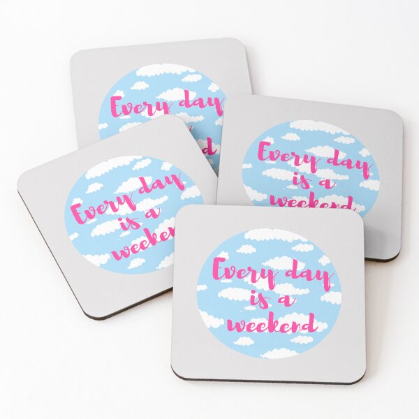 Item preview, Every day is a weekend clouds designed and sold by angelisart.