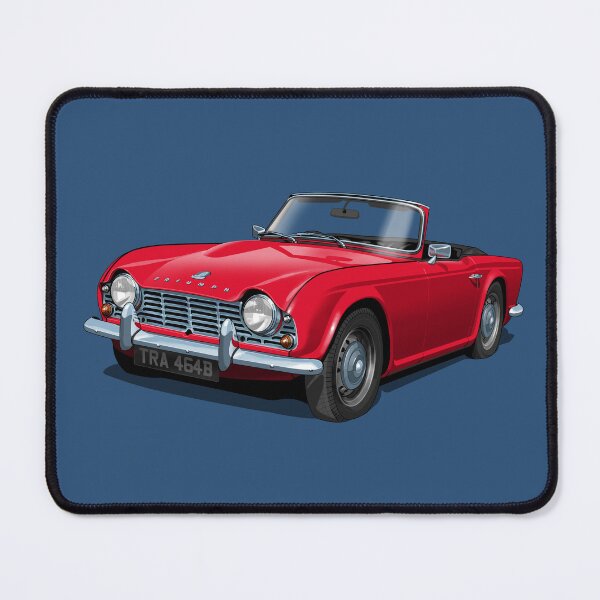 Item preview, Triumph TR4 in red designed and sold by candc-retro.