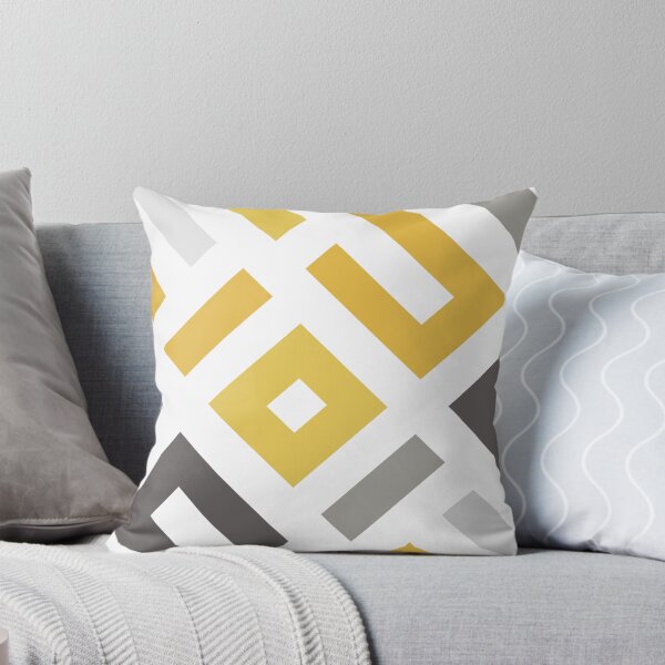 Item preview, Mustard & Grey Geometric designed and sold by madplunkor.