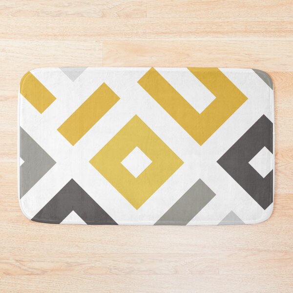 Item preview, Mustard & Grey Geometric designed and sold by madplunkor.