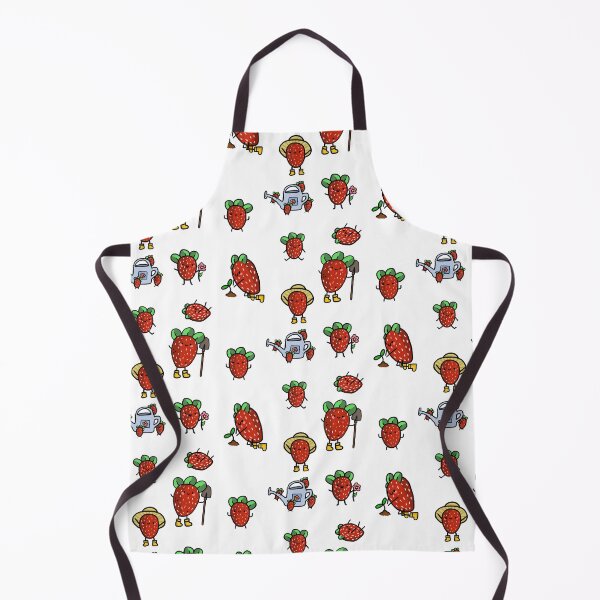 Item preview, Cute farmer strawberry sticker pack designed and sold by moonbean-art.