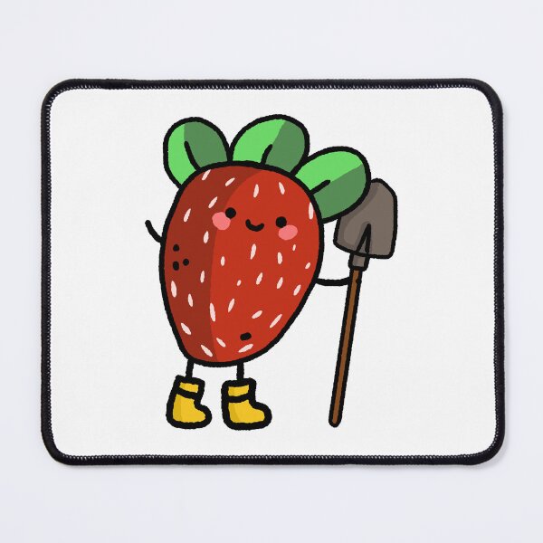 Item preview, Cute little Farming Strawberry with a shovel designed and sold by moonbean-art.