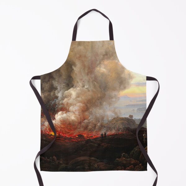 Item preview, Italien painting An Eruption of the volcano Vesuvius designed and sold by Lady-Frost.