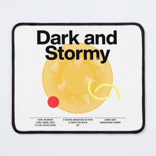 Item preview, Cocktail Mixology for the house bar "Dark and Stormy" designed and sold by TrueType.
