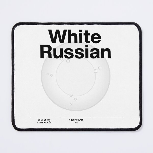 Item preview, Cocktail mixology for the house bar "White Russian" designed and sold by TrueType.
