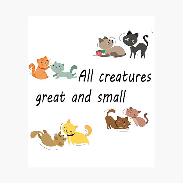 Item preview, All creatures and things on this world great and small designed and sold by niamaes.