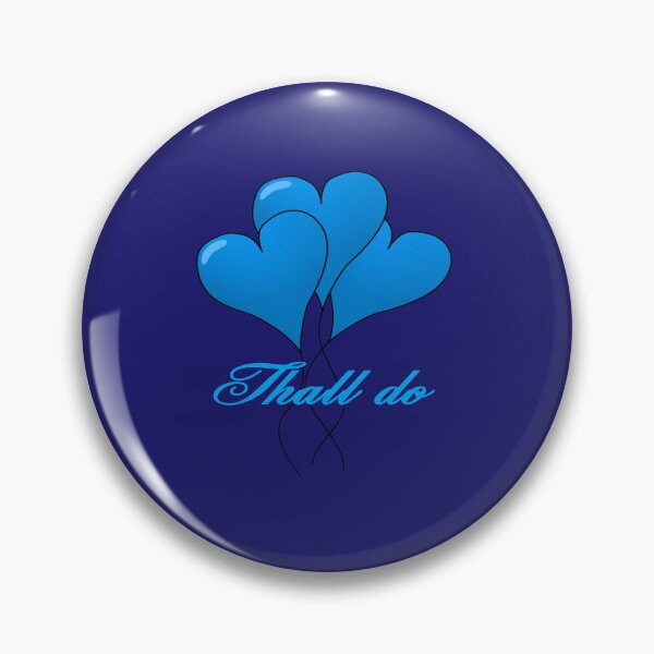 Item preview, Thall Do Yorkshire Tyke Romantic Compliment Blue designed and sold by taiche.