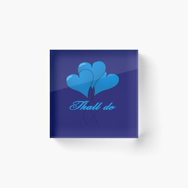 Item preview, Thall Do Yorkshire Tyke Romantic Compliment Blue designed and sold by taiche.