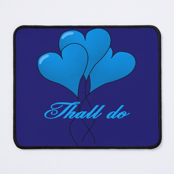 Item preview, Thall Do Yorkshire Tyke Romantic Compliment Blue designed and sold by taiche.