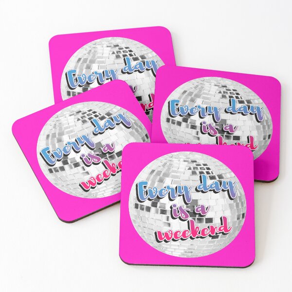 Item preview, Every day is a weekend disco ball sticker no.8 designed and sold by angelisart.