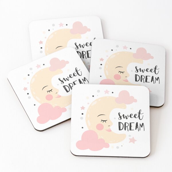 Item preview, Sweet dreams with clouds and sleepy moon designed and sold by K-Boutiques.