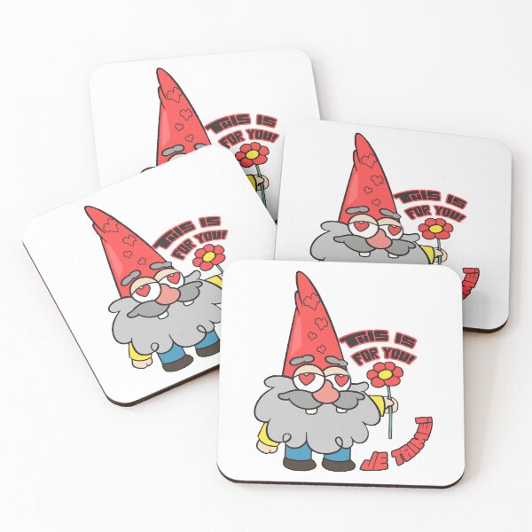 Item preview, Funny picture. a dwarf gives a flower of Valentine's day designed and sold by BeilMaro.