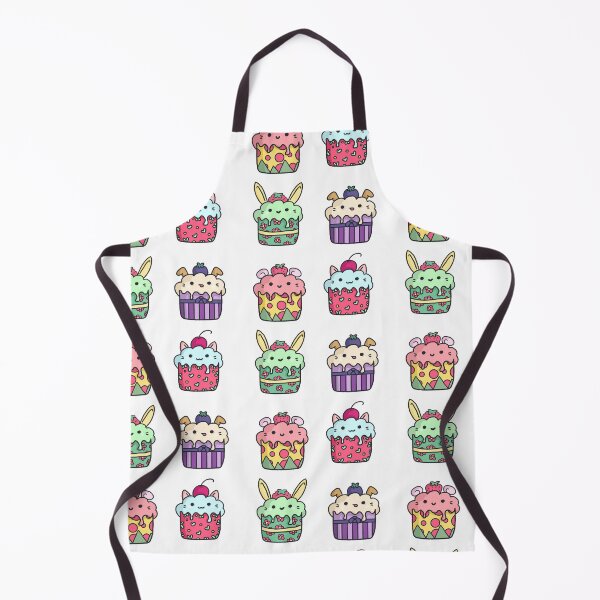 Item preview, cute little animal cupcake sticker pack designed and sold by moonbean-art.