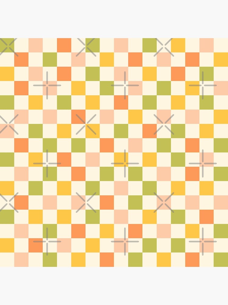 Checkerboard Check Checkered Pattern in Blush Pink and Cream Poster for  Sale by kierkegaard