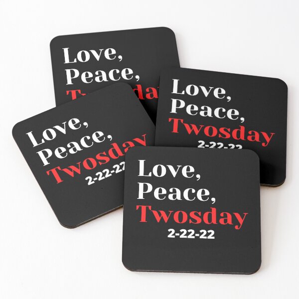 Item preview, Happy Twosday Love and Peace Gifts designed and sold by fra02.