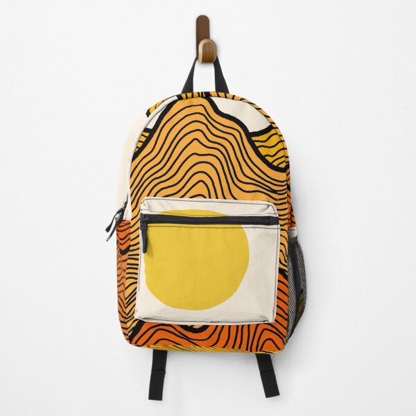 Item preview, Minimalist Mountain Art - Orange designed and sold by VeronArtLab.