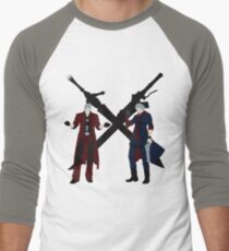 Camiseta ¾ estilo béisbol Dante y Nero