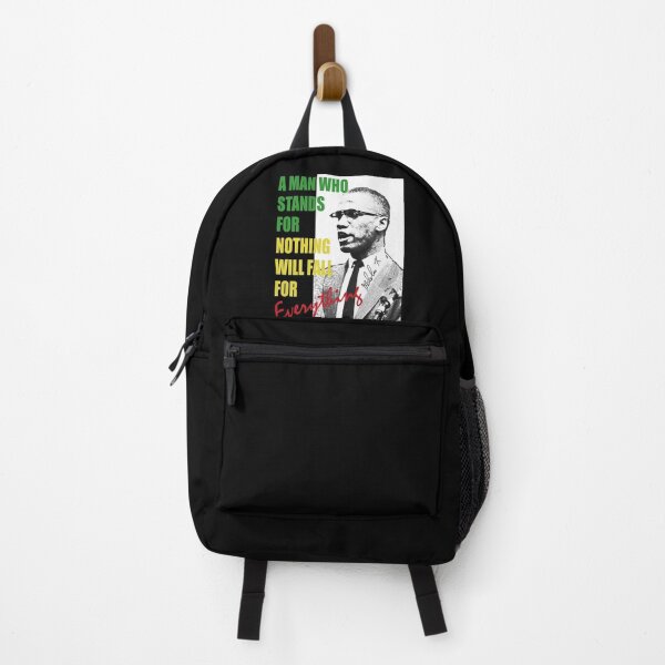 Item preview, Malcolm X Quote T-Shirt - Black Pride - Malcolm X - The Man Who Stands - Black History Month designed and sold by TeesForTheWorld.