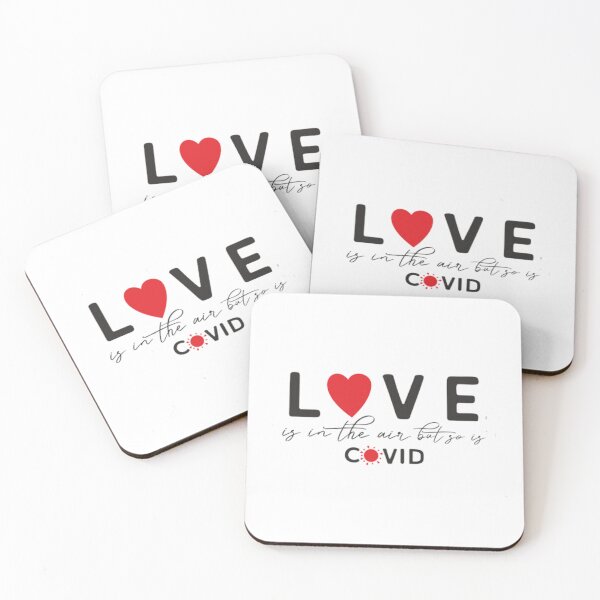 Item preview, 	love is in the air but so is covid designed and sold by Dbanksdesign.