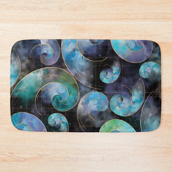Item preview, Golden Spirals Pattern designed and sold by k9printart.