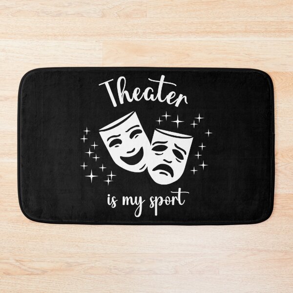 Item preview, Masks & Stars: "Theater is my sport" theater kids' designed and sold by Happy Puppy Print On Demand.