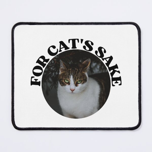 Item preview, FOR CATS SAKE - Funny Cat Pictures with Captions and Cat Sayings designed and sold by FunnyCatsFam.