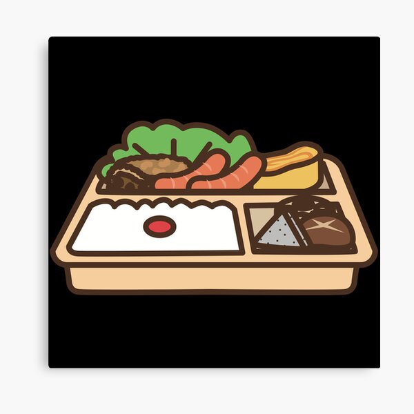 "Korean Lunch Box Korean dosilag South Korean Food Kfood 도시락" Canvas Print by KoreanDish