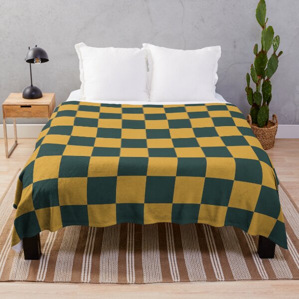 Item preview, Yellow And dark Green Checker Pattern - Beautiful Checker Pattern designed and sold by SeemDev786.