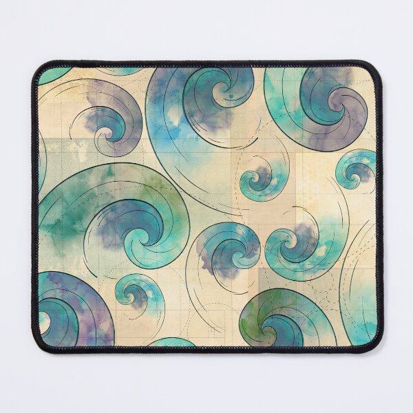 Item preview, Golden Spirals Pattern -Ink designed and sold by k9printart.