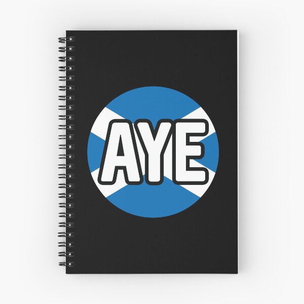 Item preview, AYE, Scottish Independence Saltire Flag Circle Design designed and sold by MacPean.