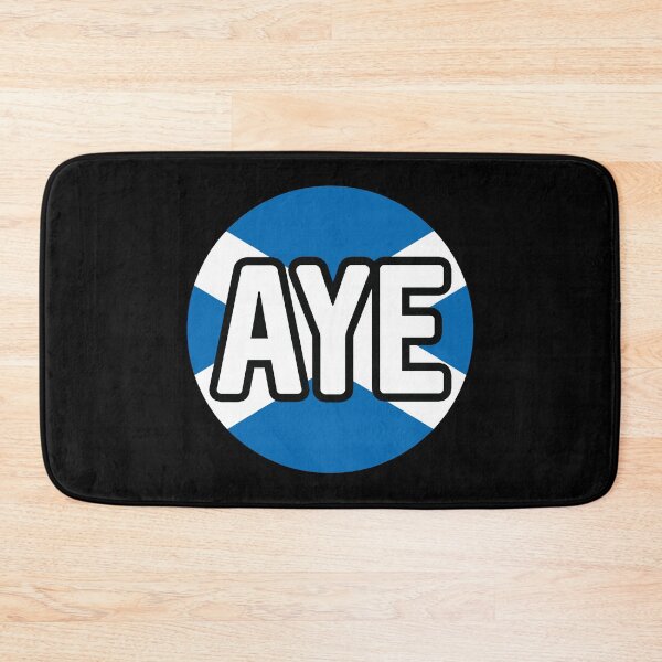 Item preview, AYE, Scottish Independence Saltire Flag Circle Design designed and sold by MacPean.