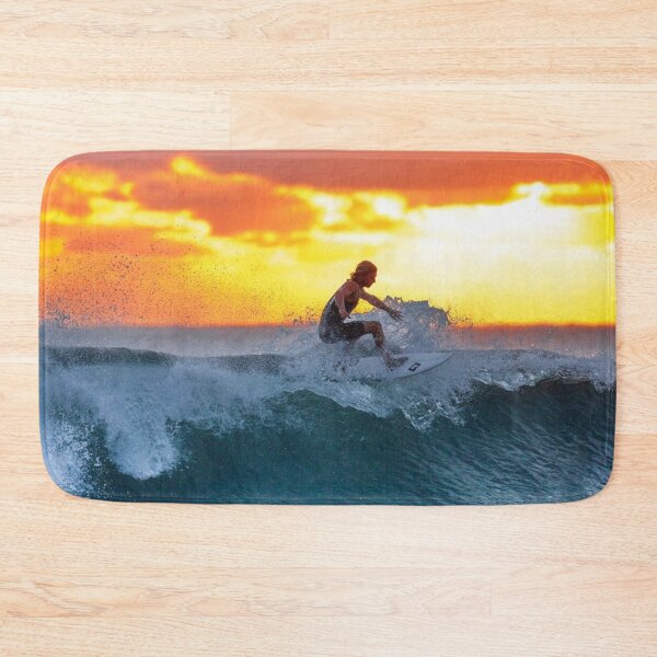Item preview, Surfista al atardecer en el mar azul designed and sold by The-Lerach.