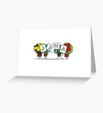 Plant Poses - Jena Greeting Card