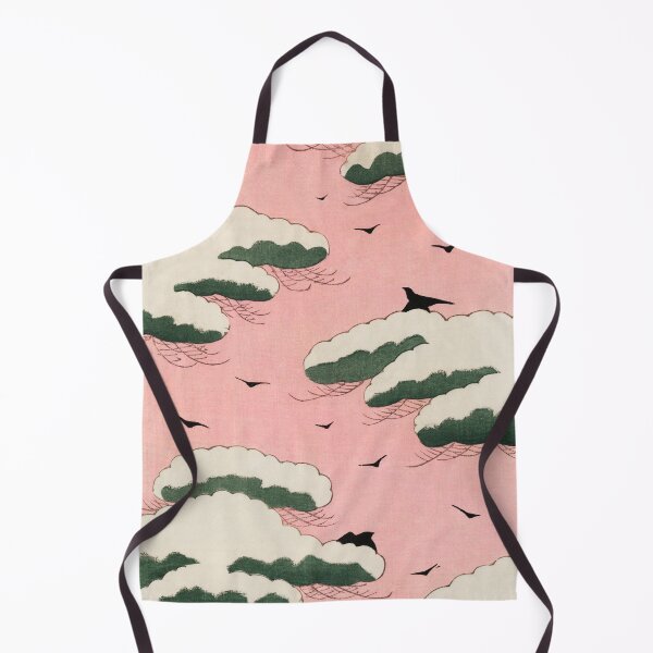 Item preview, Pink sky illustration from Bijutsu Sekai - Watanabe Seitei Art Print designed and sold by Homeprintsau.