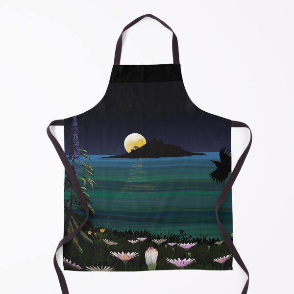 Item preview, Full Moon over St Michael's Mount, Cornwall designed and sold by WildBirdArt.