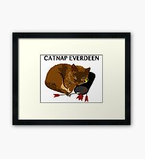 Catnap Everdeen Framed Print