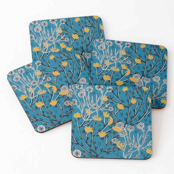 Item preview, Flowering Bush - Blue designed and sold by susycosta.