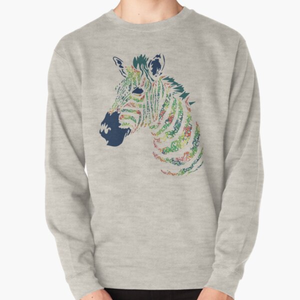 Collagen Zebra Pullover Sweatshirt