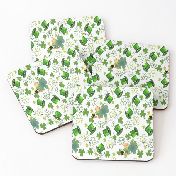 Item preview, St Patricks Day Four Leave Clover, Let The Shenanigans Begin, Lucky Shamrock Irish Culture, Shenanigans Squad   designed and sold by Adri Barnard.
