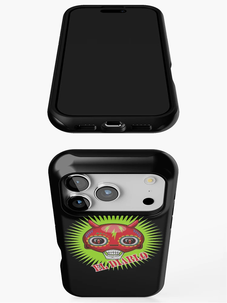 Thumbnail 3 of 4, iPhone Case, El Diablo designed and sold by Ruffmouse.