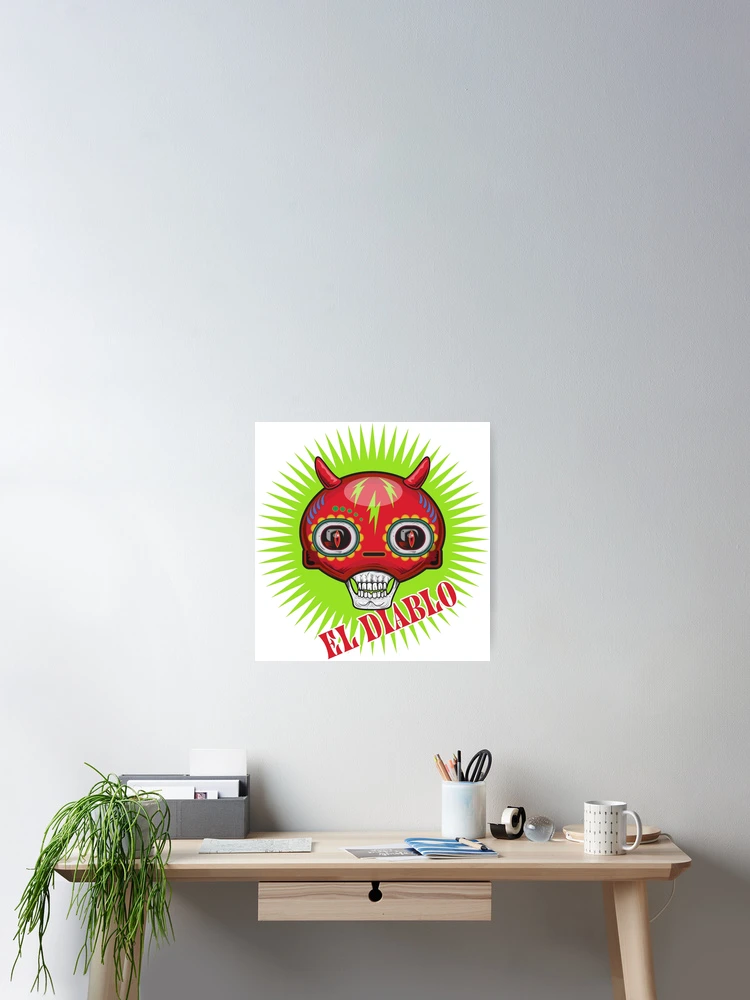 Thumbnail 2 of 3, Poster, El Diablo designed and sold by Ruffmouse.