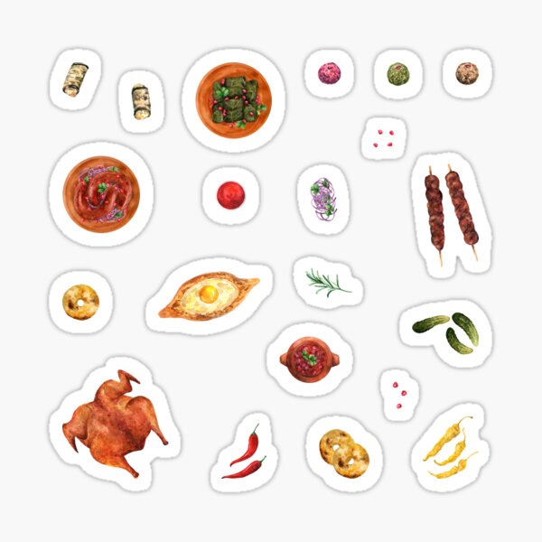 Item preview, Assorted Georgian Food designed and sold by Alicia Chee.