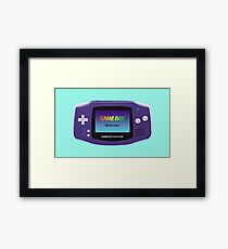 Game Boy Advance Framed Print