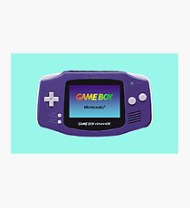 Game Boy Advance Photographic Print