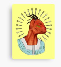 Big Head, Lover of Forks Canvas Print