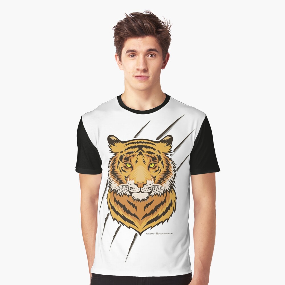 Tiger Scratch, Scratch Marks' Men's Longsleeve Shirt