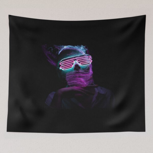 Item preview, Neon glasses face designed and sold by Zip-Zup.